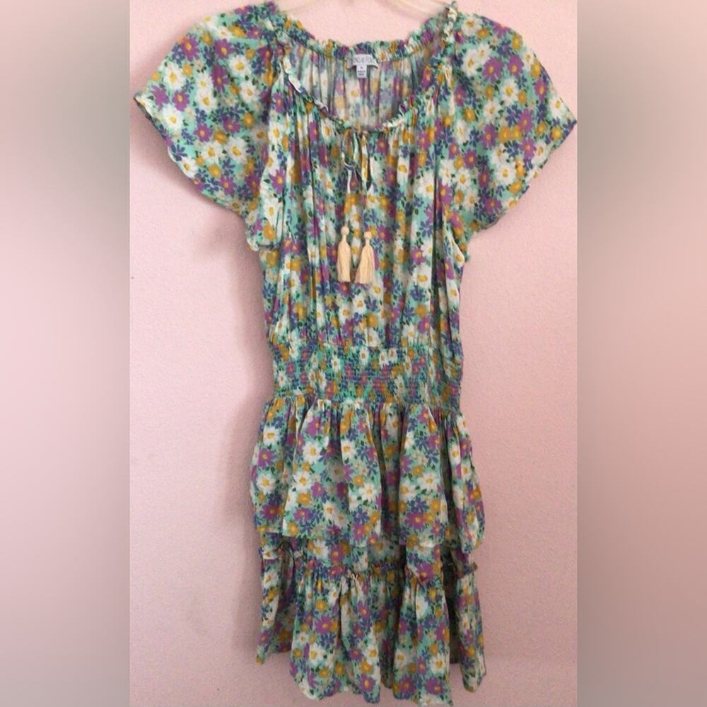 Patrons of peace floral dress size medium